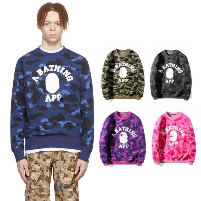 China Custom Printing Anti-Wrinkle Sublimation Camouflage Men's Crewneck Pullover Sweatshirt Custom Printed Unisex Sweatshirt For Men for sale