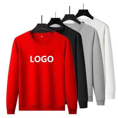 China Wholesale High Quality Custom Anti-wrinkle White Cotton Pullover Crewneck Fleece Oversized Sweatshirt For Men for sale