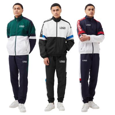 China 100% Your Own Private Label Tracksuit Breathable Design Polyester Men's Sports Jogging Wear Tracksuit For Man for sale