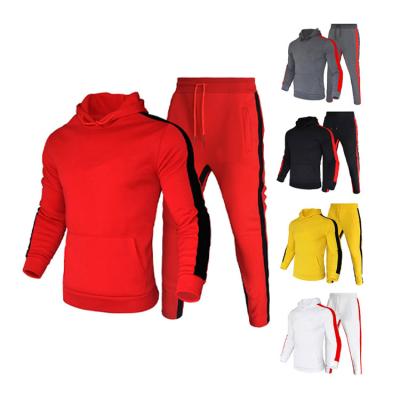 China Wholesale Breathable Custom Logo Men Clothing Hoodie And Jogger Set Sweat Suits Sweatsuit Tracksuit With Logo for sale