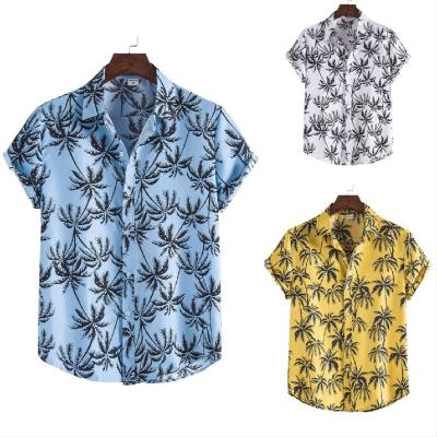 China Wholesale Custom Summer Beach Beach Custom Anti-pilling Anti-pilling Hawaiian Mens Shirt Full Sleeve Hawaii Shirt for sale