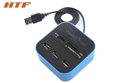 China High Speed Micro 3 Port USB 2.0 Hub Charger For Mac / Windows / Iphone / PC for sale