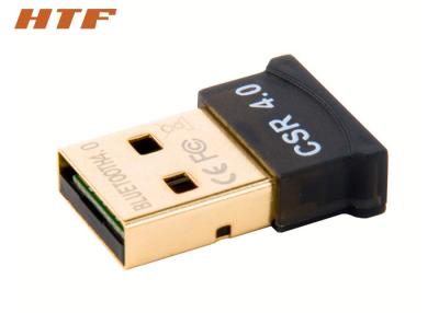 China Bluetooth Wireless Dongle Adapter USB 2.0 , CSR 4.0 Bluetooth Dongle For PC Windows 7 for sale