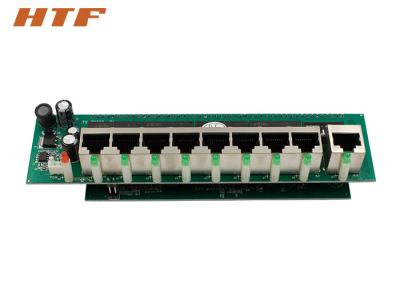 China Internet Layer 2 Ethernet Switch Module 8 Port 100Mbps Network Switch PCBA Board for sale