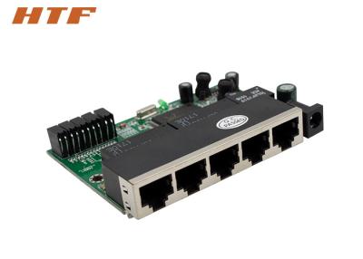 China 1.6G Gigabit Network Switch Module PCBA Board 5 RJ45 Port Realtek 8367 Chipset for sale