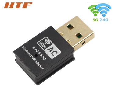 China Nieuwe Model Snelle Snelheid AC 600M de Dubbele Adapter van Band Draadloze USB WiFi Te koop