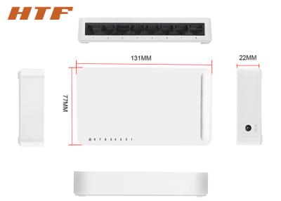 중국 플라스틱 상자 8 항구 10 100mbps는 스위치, 이더네트 관리되지 않는 스위치 이더네트 단식합니다 판매용