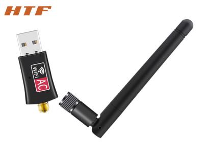 Κίνα ασύρματος προσαρμοστής 11AC 600Mbps USB Wifi με τις εξωτερικές κεραίες 5dBi προς πώληση