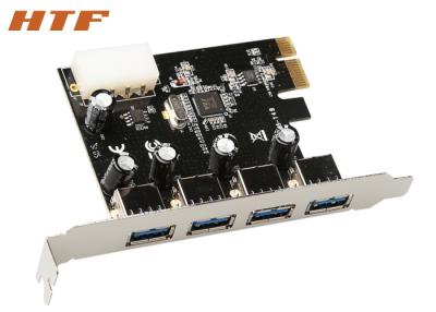 중국 4 USB3.0 라이저 카드 usb 포트 확장 카드에 Pin Molex 4 항구 PCIE 판매용