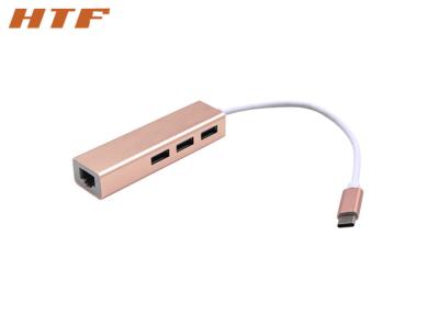 Κίνα USB3.1 δακτυλογραφήστε το γ στο καλώδιο ΠΛΗΜΝΏΝ RJ45 (10/100Mbps) και USB 3,0 για το κράμα αργιλίου της MAC Shell προς πώληση