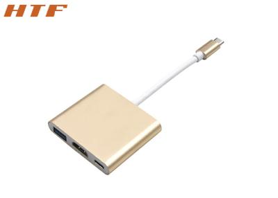 China Para o tipo apto para a utilização C de USB 3,1 USB do cubo portátil de Mac Book a USB-C 4K HDMI à venda