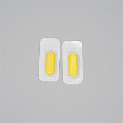 China IN PLUG (HEPARIN PAC) for iv cannula yellow color OEM for sale