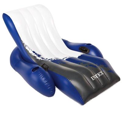 China PVC Intex 58868 Inflatable Pool Lounge RECLINER CHAIR Swimming Floating Lounge for sale