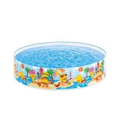 China INTEX 58477 Easy-set Duckling Snapset Swimming Pool Non-inflatable swimming pool for kids for sale