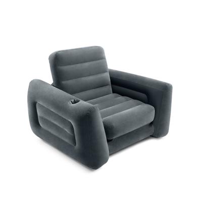 China INTEX RELEASE Foldable 66551 CHAIR Pull Out Inflatable Sofa Bed Single Seater Sofa Chair For Adult for sale