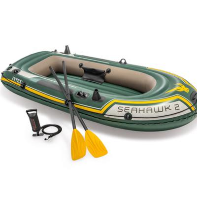 China INTEX 68347 Seahawk 234 Sport Series Inflatable Fishing Boat Set Seahawks 68347 for sale