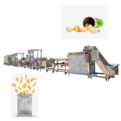 China Top Quality Vegetable Processing Plant Small Scale Potato Chips Making Machine Production Line for sale