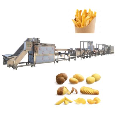 China Vegetable Processing Plant Top Quality French Fries Machinery Potato Chips Making Line Production Line for sale