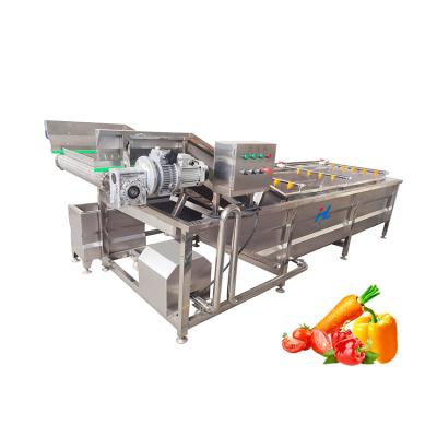 China Multi Functional Vegetable Snack Factory Okra Lettuce Salad Eggplant Air Bubble Washing Machine for sale