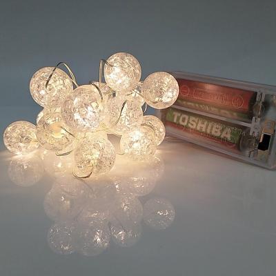 China Decorative FACTORY BEAUTIFUL DIAMOND LED LIGHTS 2M LED FAIRY LIGHTS WITH SLOT BEADS FOR TABLE DECORATION for sale