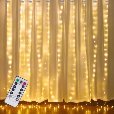 China CE&ROHS hot sale led curtain string lights for wedding christmas and new year day raindrop for sale