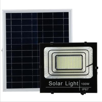 China ROAD Stadium Sensor Security Panel Rechargeable Led Solar Powered Outdoor Light Flood Light for sale