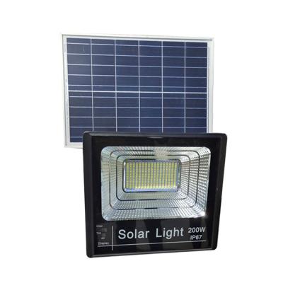 China Warehouse Solar Led Flood Light With On Off Switch Solar Panel 200w for sale