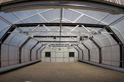 China Beautiful Auto Dep Greenhouse , Galvanized Steel Greenhouse CE Certified for sale