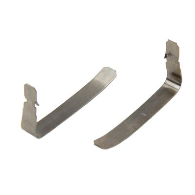 China Apartment ; Sheet ; Flat L and V Shape Spring Clip Hang Spring Stainless Steel Clip for sale