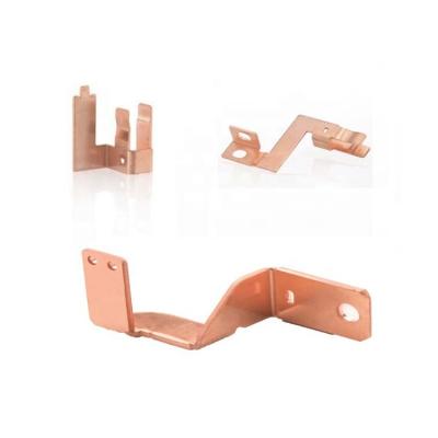 China Copper/Stainless/Brass/Beryllium/Beryllium Bimetal Spring Copper Electrical Contacts Custom Copper Contact for sale