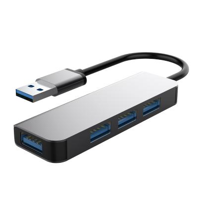 China Type-C Enabled Multi Port Devices Data Transfer High Speed ​​Usb Hub 3.0 4 Port Usb Expansion Interface 4 Aluminum Alloy Usb Hub in-1 for sale