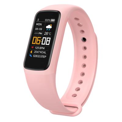 China GPS Navigation Sports Smart Watch Band Multifunctional Continuous Measurement Blood Pressure Heart Rate Multi Language C7 Smart Watch Wristband for sale