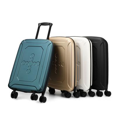 China PC July Low MOQ Universal Wheel Lightweight Trolley Case Custom Private Label Folding Suitcase Business Luggage for sale