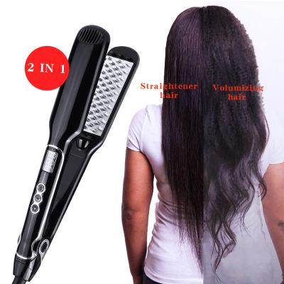 China Hotel Corn Style Perm Fluffy Hair Men's and Women's Long Hair Splint, Home and Salon Hair Styling Electric Hot Comb for sale