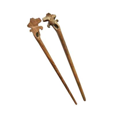 China Hain and Link Massage the Ancient Chinese Natural Scalp Sandal Wood Hair Stick, Chopsticks for Hair for sale