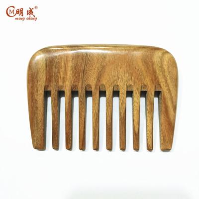 China Good Price High Quality Home Wide Tooth Massage Wooden Wide Comb for sale