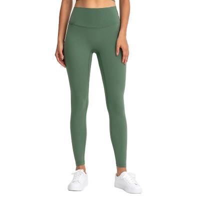 China KKXIU Breathable Lulu Style Nude Matte Leggings No Awkward Line High Waist Yoga Tight Pants for sale