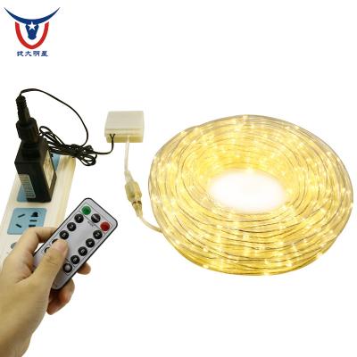 China 500 LED String Lights LED PVC Tube Plug Lights Outdoor Waterproof 98ft Plug In String Rope Lights for sale