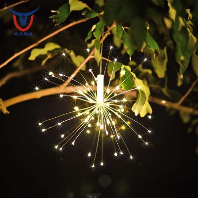 China String Med Starburst LED Fairy Lights Wedding LANDSCAPE Fireworks LED Copper Line Decoration for sale