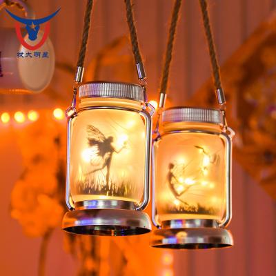 China Silverholder Solar Yard Garden Decorations Small Ambient Lighting Fairy Lights For Halloween Mason Jars Jar for sale