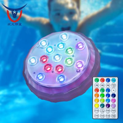 China New 16 Kinds Of Color Fountain Battery Operated Swimming Pool Light Led RGB Underwater Outdoor Suction Cup Led Lights Waterproof Swimming Pool for sale