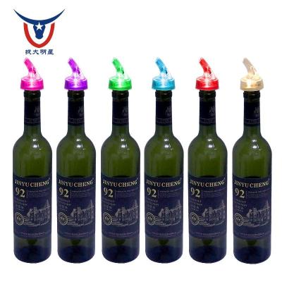 China High Quality Hot Selling Disposable Led Wine Bottle Pourer LED Flashing Pourer for sale