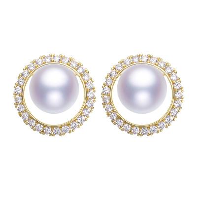 China Cute Pearl New Arrivals Various Statement Earrings 925 Sterling Silver Good Quality for sale