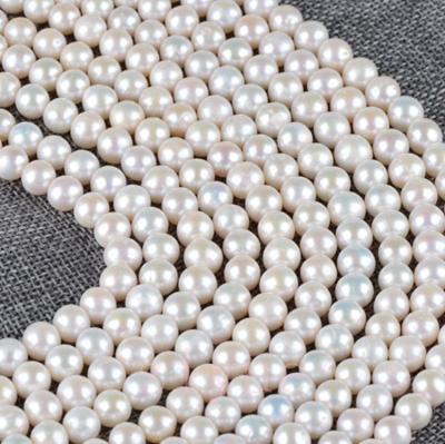 China Freshwater Pearl 8mm Round Luminous Freshwater Pearl Loose Bead Beading DIY Material Wholesale for sale