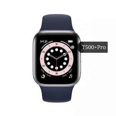 China Hot selling touch screen wearable device t500+ pro smart watch hiwatch 6 smart watch series fitness waterproof with button function for sale