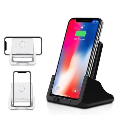 China Universal Mobile Phone 15W Wireless Charging Bracket Qi Pad Convenient Desktop Wireless Charging Fast Charging for sale