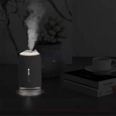 China Mini Car Air Night Lamp Humidifier Snow Mountain Modeling LED Essential Oil Ultrasonic Aroma Atomizer is Suitable for Family Car for sale