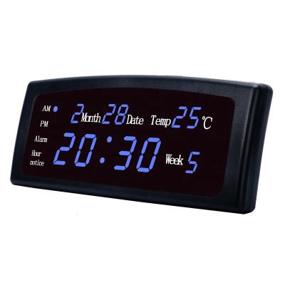 China Calendars Family Student LED Digital Electronic Clock Display Temperature Calendar Mute Alarm Clock for sale