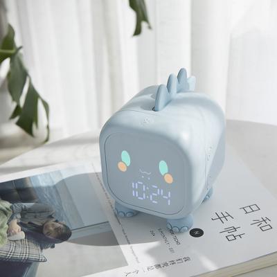 China Class children's dinosaur digital alarm clock with alarm clock is very suitable for the bedside table for sale