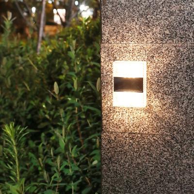 China 4PCS Garden Lamp Solar Garden Wall Lamp Waterproof Solar Power Christmas Outdoor Landscape Lighting LED Street Light for sale